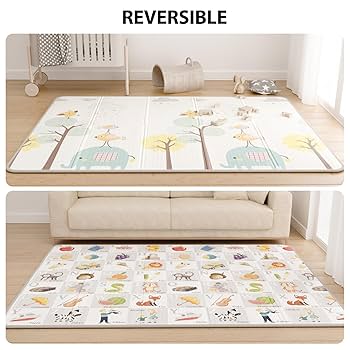 バイケン　プレイマット Amazon.co.jp: スーパーベビープレイマット - 200x150cm