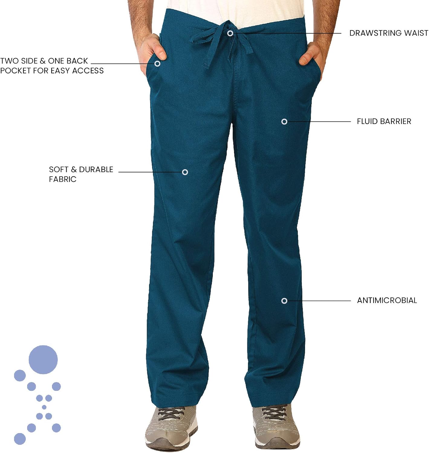 Top Rated Unisex Classic Collection Scrub Pant Exclusive Unisex Classic Collection Scrub Pant