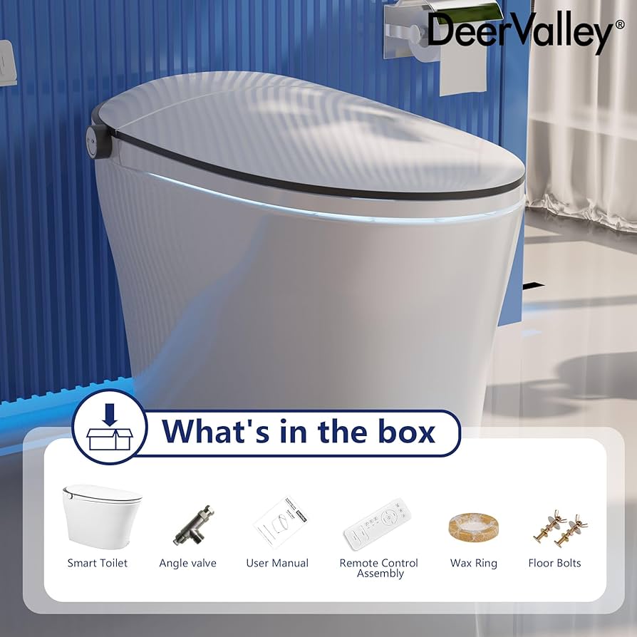 Deer Valley Smart Toilet with Bidet Built In, Bidet Toilet