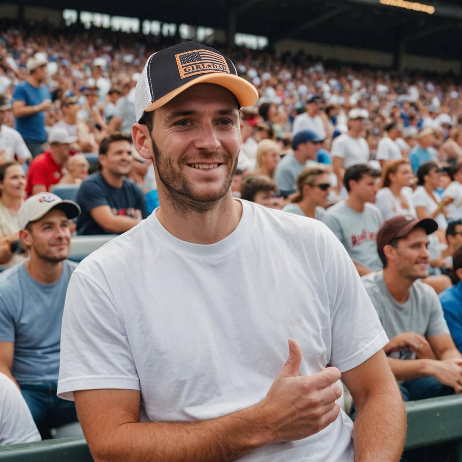 Girl Father Daddy Gifts Dad Hats for Men, Adjustable Dad Trucker Hat, Fathers Day Birthday Gifts from Daughter - Image 6