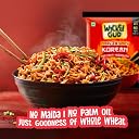 WickedGud Korean Instant Noodles | Fiery 2X Spicy | Whole Wheat | No Palm Oil | 67 g Each (Pack of 5) gallery image