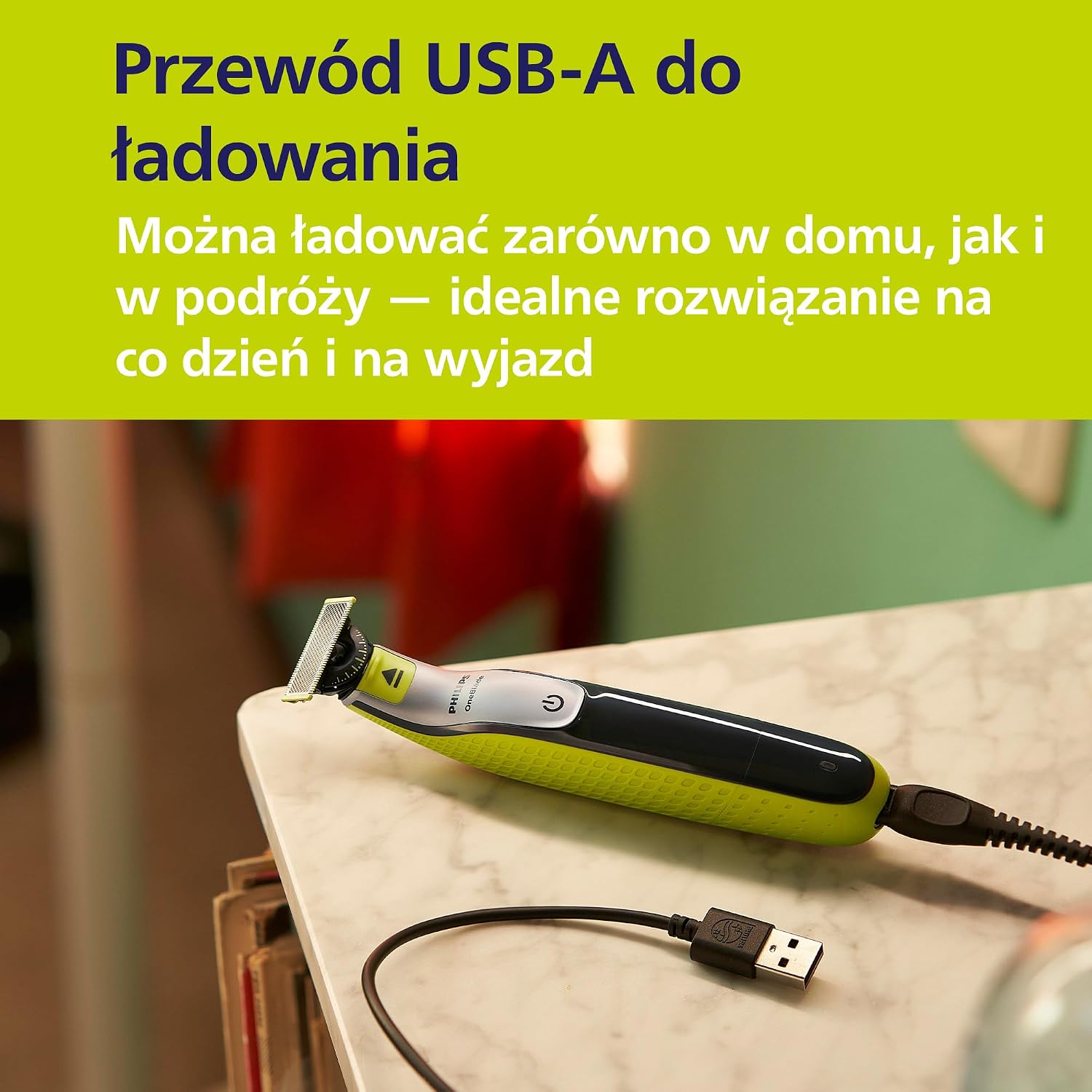 Philips OneBlade — оригинальный электрический триммер для лица и тела, бритва и насадка для тела, 3 набора по 360 лезвий, 4 насадки для бороды (1, 2, 3, 5 мм), 1 набор для тела, QP2834/31