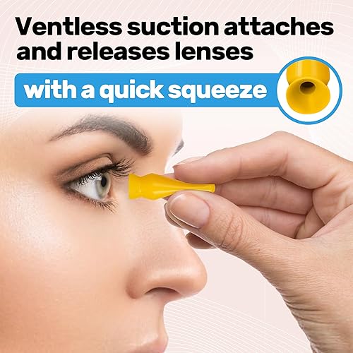 Miniatura 6 de Paquete de 6 Insertador de lente escleral + removedor - Aplicador de lentes de contacto sin ventilación para lentes durosRGP, lentes esclerales y