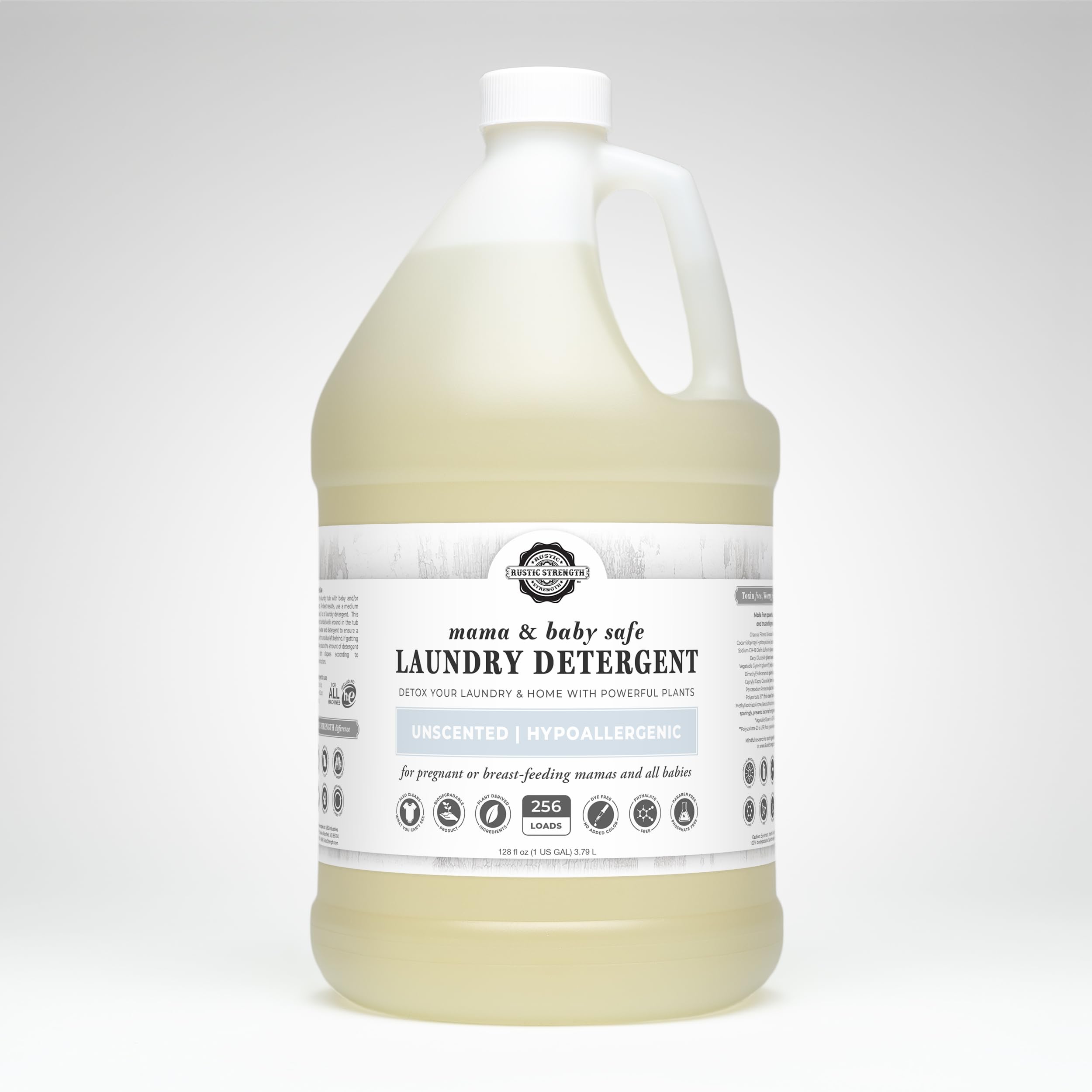 Mama + Baby Safe Laundry Detergent, Unscented, 1 Gallon
