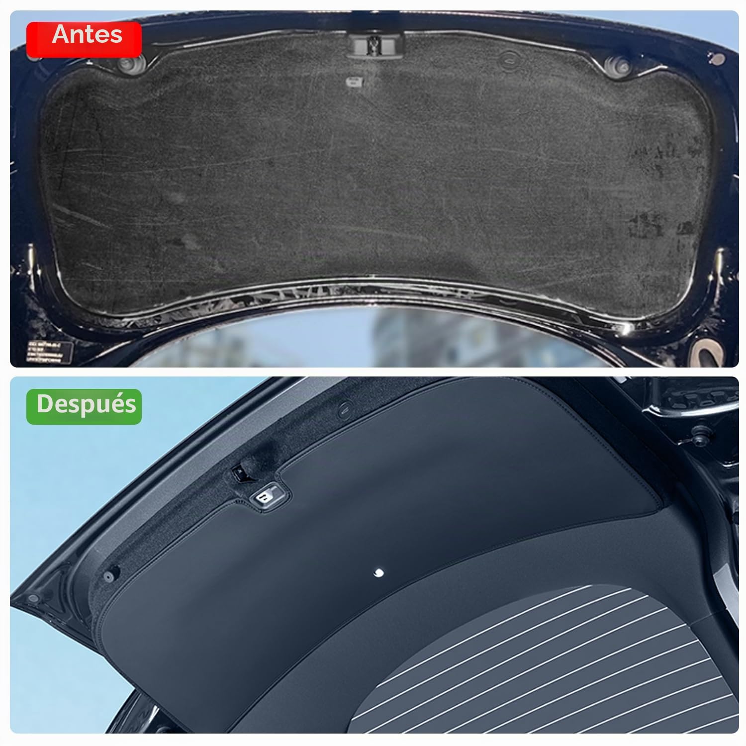 TOPABYTE Alfombrilla Protectora de Piel para Puerta Trasera de Maletero para Tesla Model Y Juniper 2025 2026 Protector de Maletero para Todo Tipo de Clima para el Nuevo Model Y Launch Series