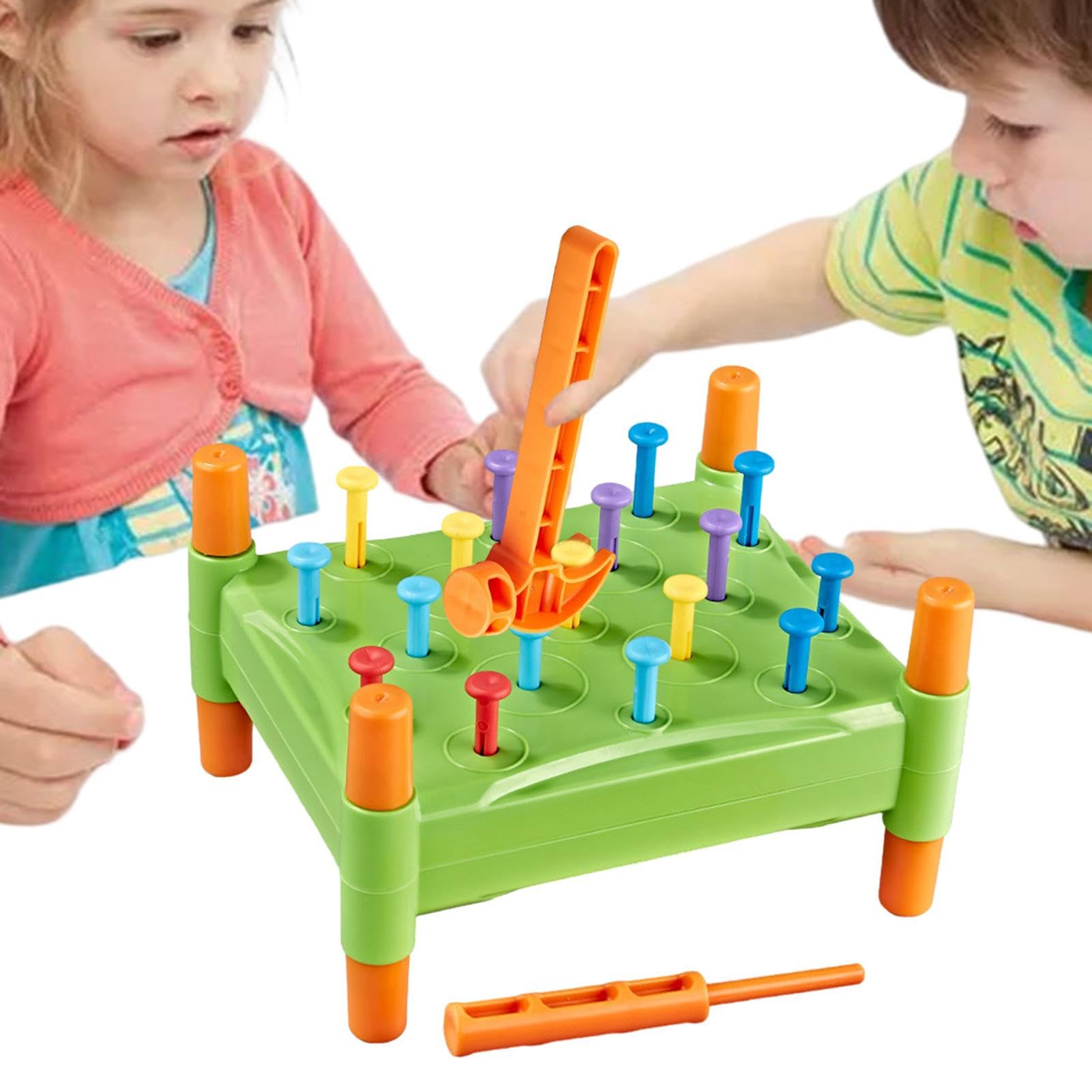 Jeu De Marteau Enfant - Jeu Éducatif d'Arrachage de Clous | Jouet de Martelage et Frappe,pour Garçons et Filles Apprentissage de l'Habileté Motrice