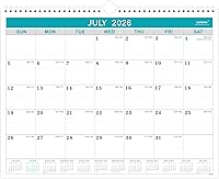 Lemome 2026-2027 Wall Calendar: 18 Months July 2026-Dec 2027, 11.5x14.6 Inch with Julian Dates & Holidays