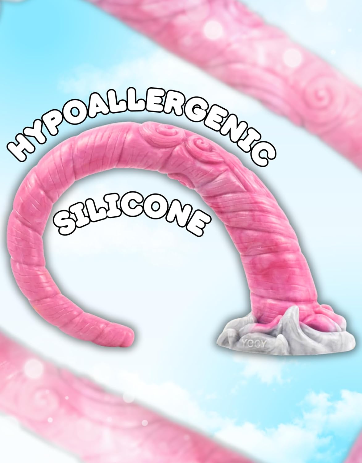 18 inch Anal Slink Unicorn Dildo Extra Long Thin, Huge Big XXL, Snake Longest Anal Tentacle Dildo, Suction Cup, Advanced Fantasy, Suction Cup, Extreme, Crazy Plug, EEL Anal Toy