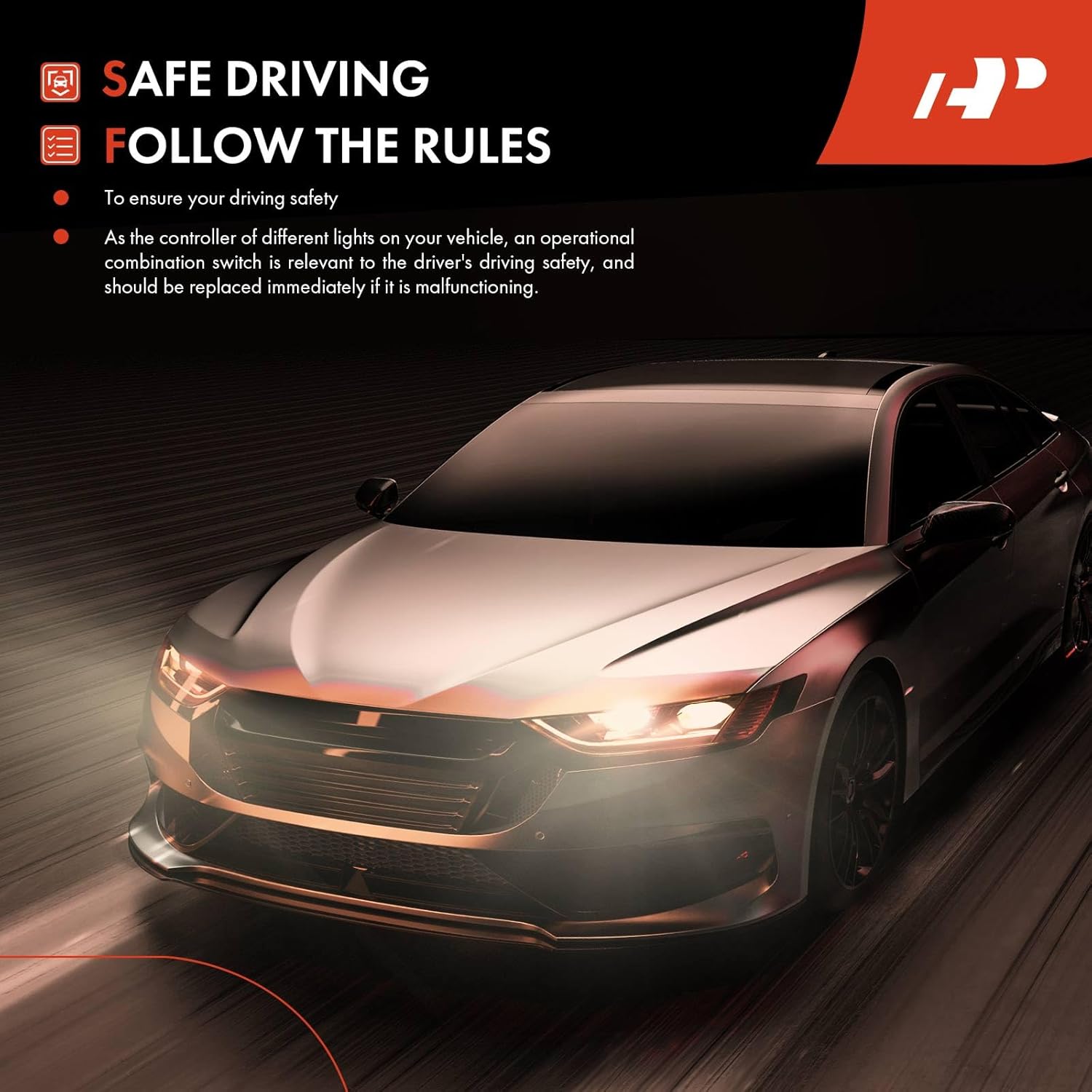 A-Premium Windshield Wiper and Washer Switch Assembly Compatible with Ford Focus 2000-2007 Sedan