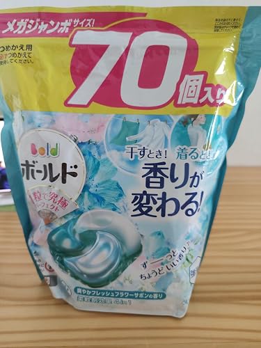 Bold ボールド ジェルボール 4D フレッシュフラワーサボン 詰め替え 70個