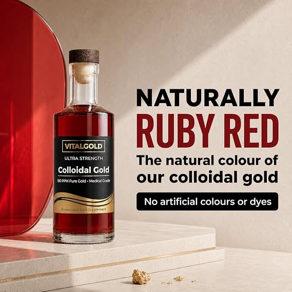 Colloidal Gold 180 PPM - 500ml - Ultra Strength Gold Supplement