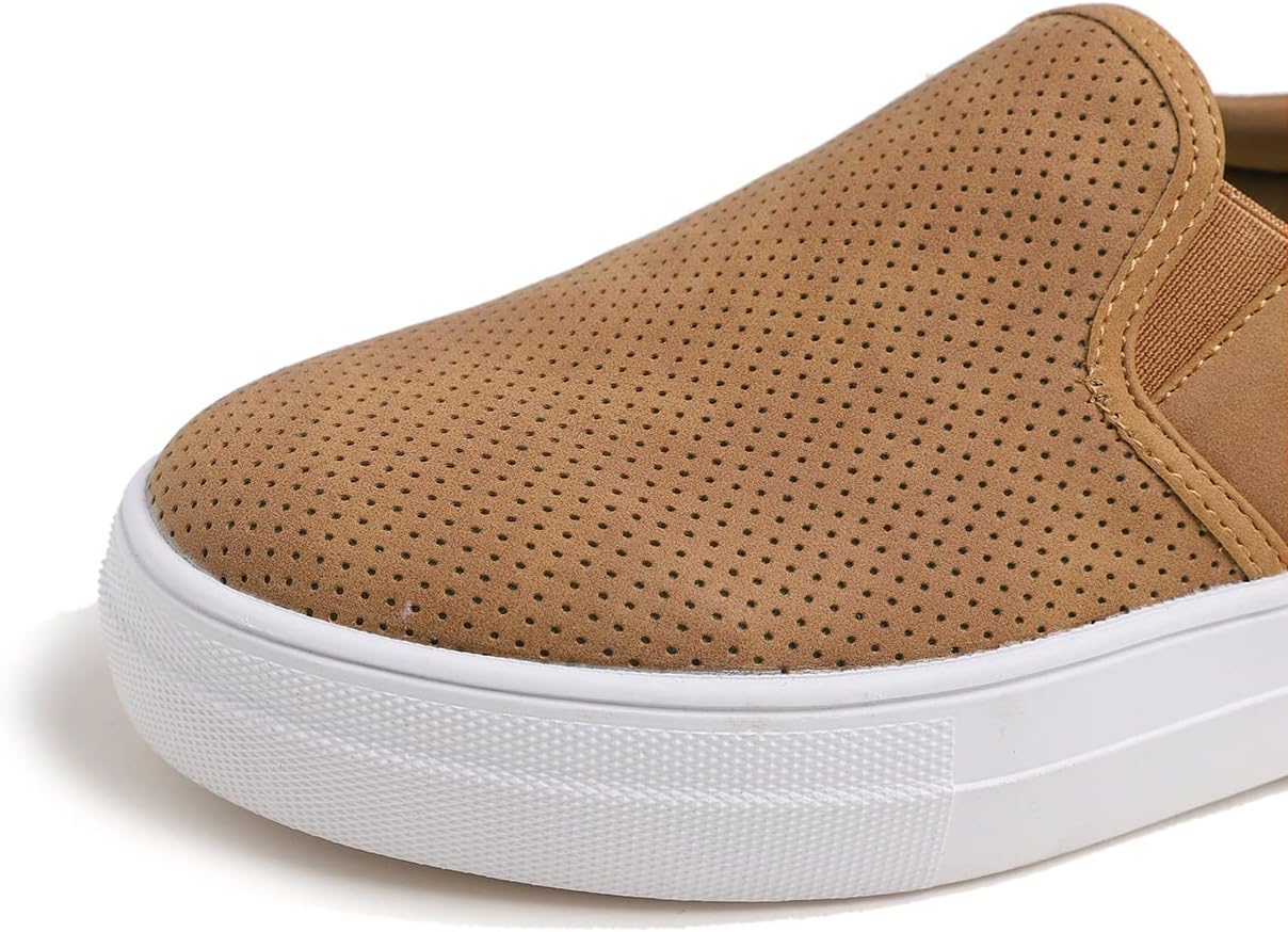 FEVERSOLE Women's Casual Slip On Sneaker Comfort Walking Loafer Flats - Image 4