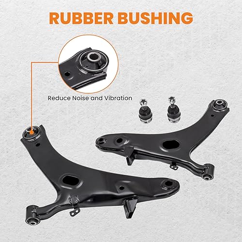 Miniatura 4 de maXpeedingrods Brazos de control inferiores delanteros para Subaru Forester 2009-2013, para Subaru Impreza 2011-2014 con conjunto de rótula,