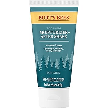 Burts Bees Soothing Moisturizer Plus After Shave Men 2.5 oz