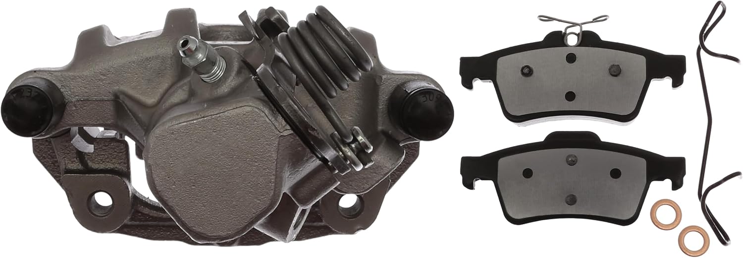 ACDelco Gold 18R12653 (19337450) Rear Driver Side Disc Brake Caliper Assembly with Ceramic Pads (Loaded Non-Coated)