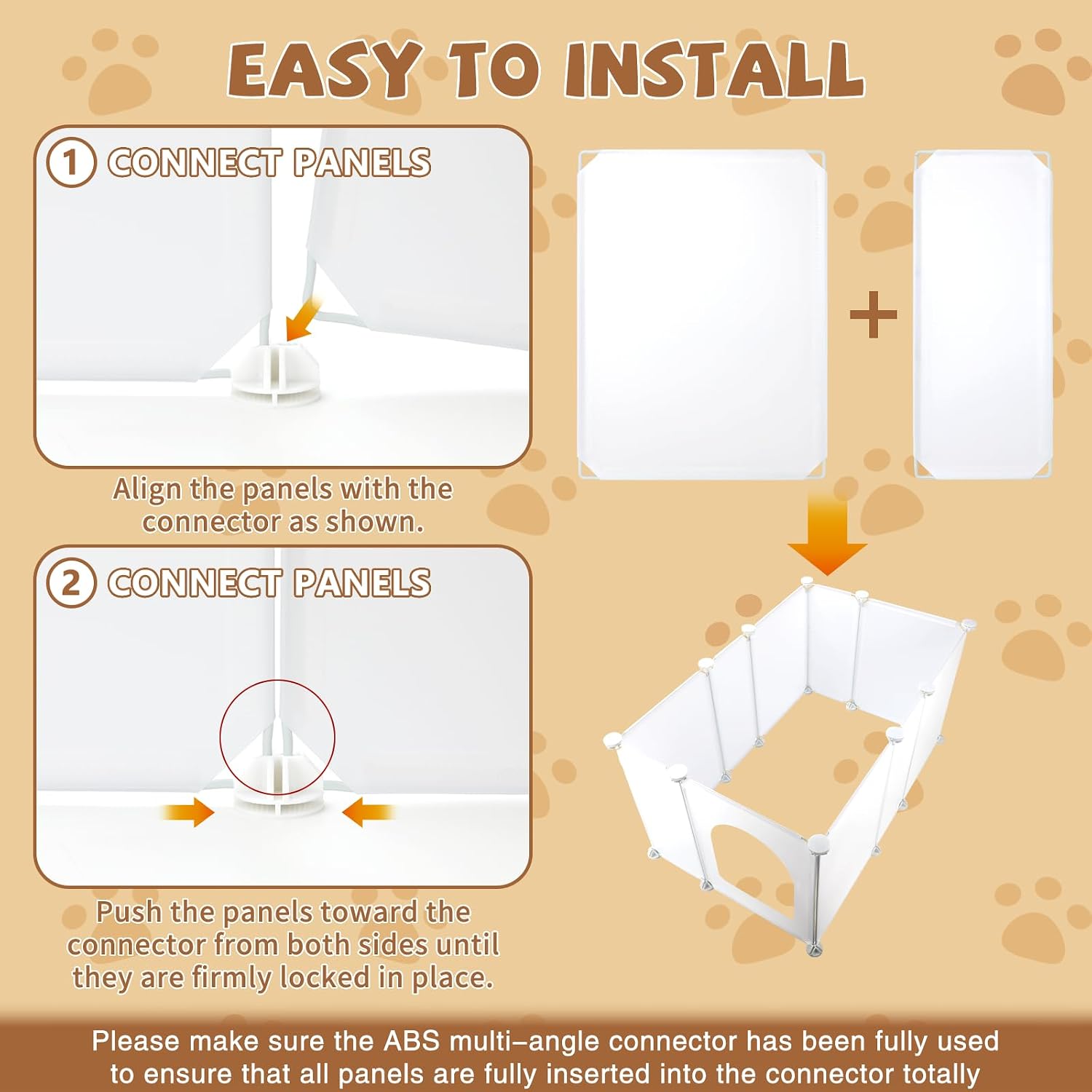 FHTONGE Extra Large Cat Litter Box Enclosure Splash Guard for Any Type, Universal Kitten Litter Pan Pee Shields Wall Protector, Spill Proof Cat Litters Box Privacy Screen for Open Top