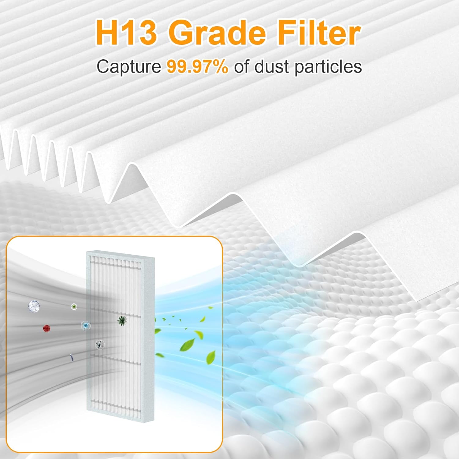 FFsign 28 Pack Replacement Parts Compatible with Eufy C10 Robot Vacuum, Self Emptying RoboVac Accessories Kit 2 Rolling Brushes, 8 Dust Bags, 8 Side Brushes, 8 Filter Sets