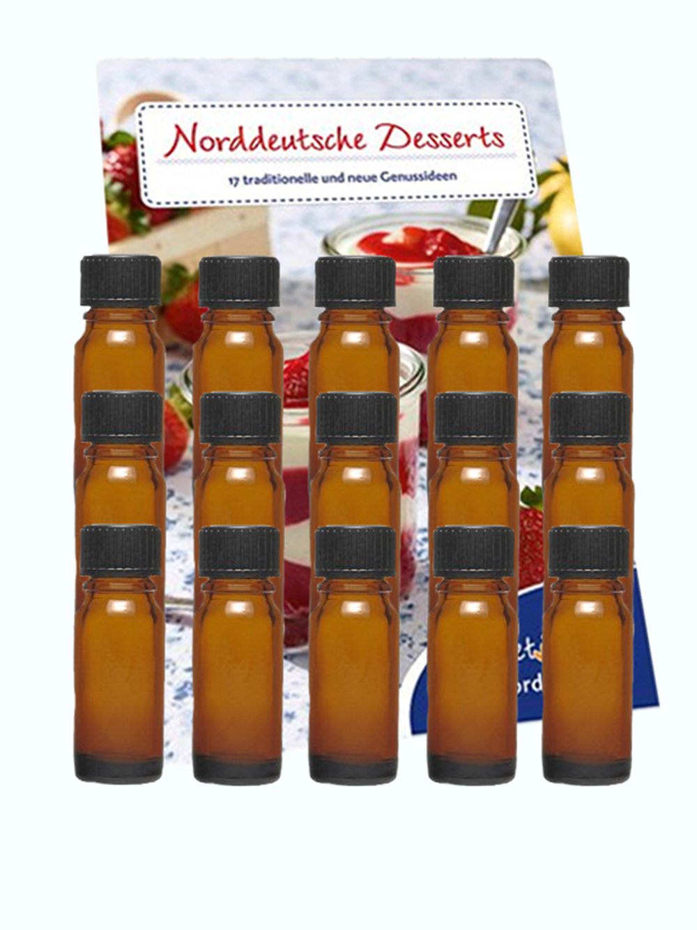 hocz Tropfenflaschen Set 100 teilig Glasflaschen mit Tropfeinsatz aus Braunglas | Füllmenge: 10 ml | Apothekerflasche | Tropfflaschen Dosierung Flüssigkeiten Augentropfen E-Liquids Tropfverschlüssen
