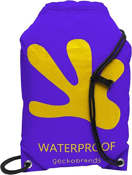 geckobrands waterproof lightweight backpack