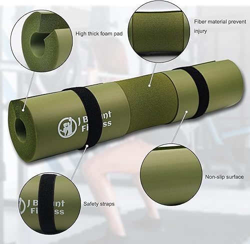 Miniatura 6 de J Bryant Kit de almohadillas para pesas con correas de tobillo para resistencia a máquina de cable, banda de cadera para entrenamiento de glúteos y