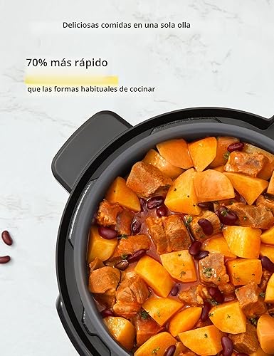 Miniatura 6 de COMFEE' Olla de Presion olla a presión de 8 cuartos con 16 funciones de cocción, olla antiadherente para hacer yogur, arrocera, olla de cocción