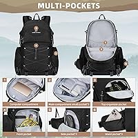 Vista 4 de Maelstrom Senderismo, Negro, Grande