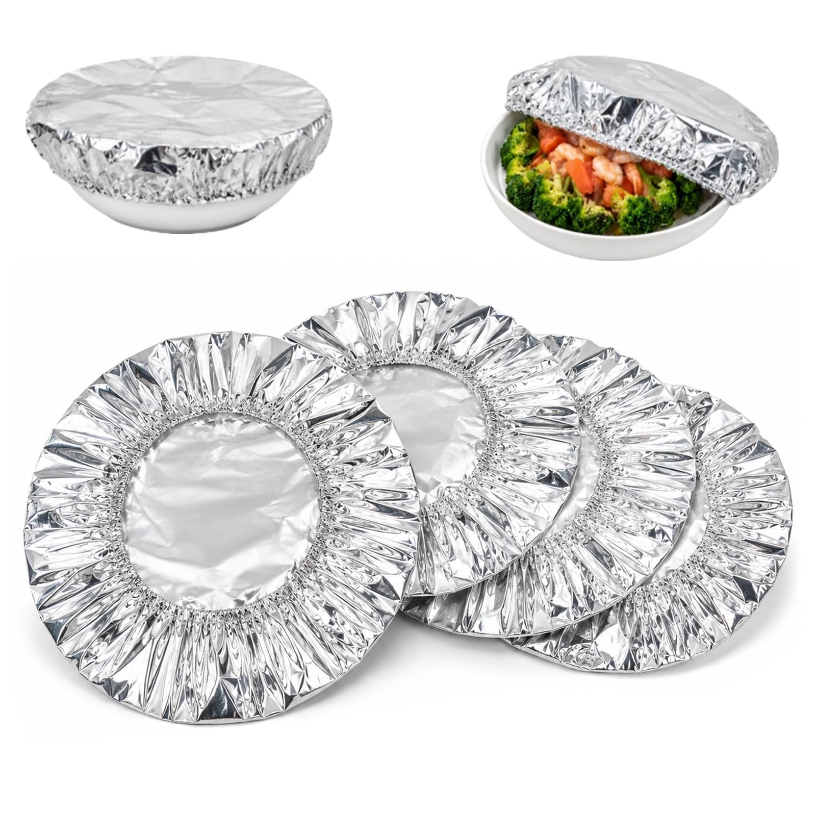 Couvre-plat aluminium réutilisable pour préserver les recettes de famille - 100 pièces