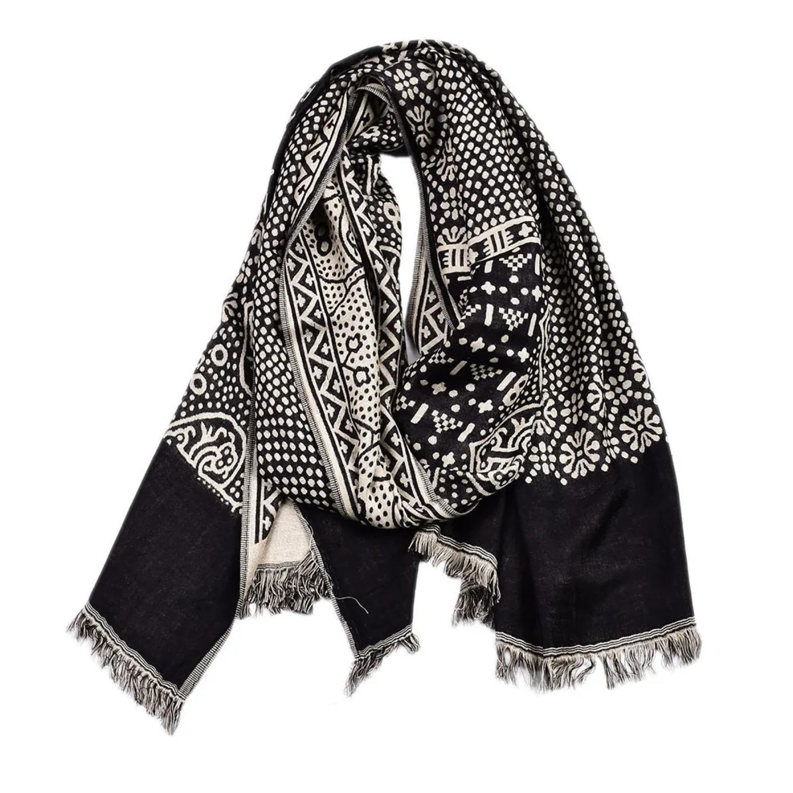 Schals Tücher Halstuch Scarf Mode Herren Schal Baumwolle Leinen Herbst Winter Warm Halstuch Lange Weiche Stola Schal Casual Herren Schal Schals