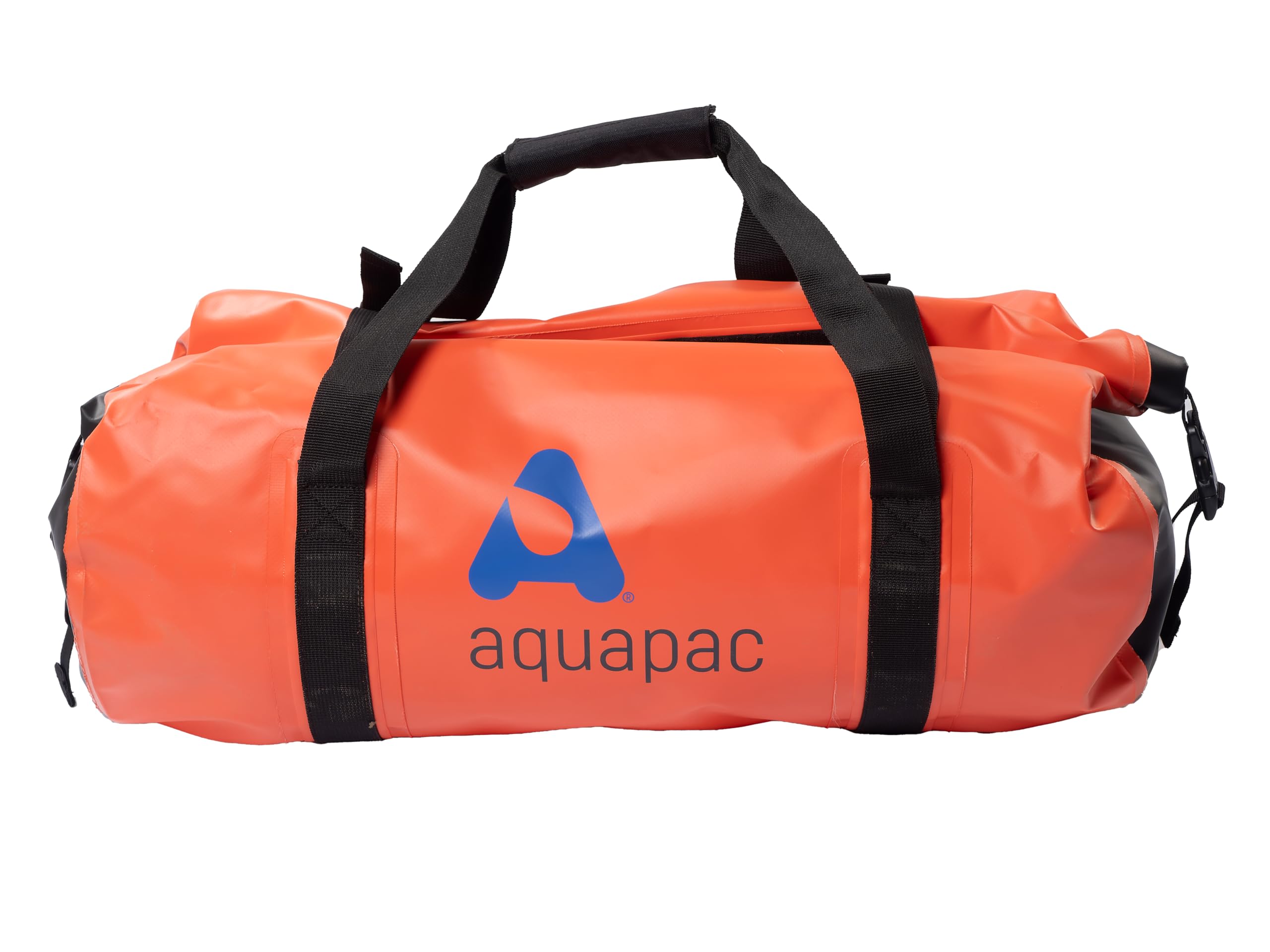 Aquapac Waterproof Duffel Bag, 70 litres, Orange, IPX 6, Ideal for Watersports and Travel, Keeps Kit and Equipment Dry