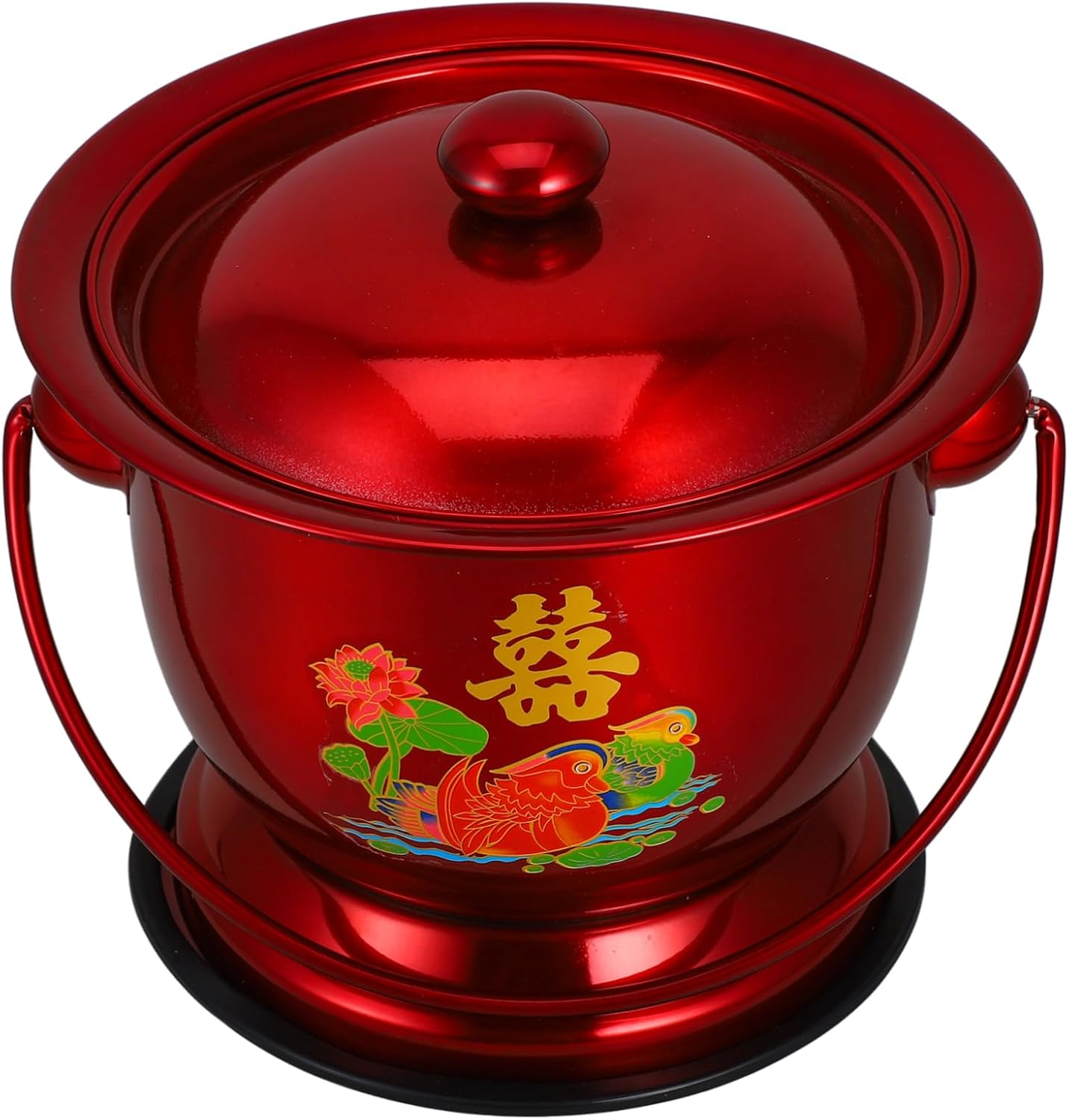 ORFOFE Chamber Pot for Elderly Portable Urinal for Women Stainless Steel Pee Bucket for Home Bedside and Travel