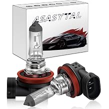 H8 Halogen Fog Light Bulb 12V 35W 3000K Car Yellow Motorbike Headlight Standard Replacement Bulb, 2 Pcs