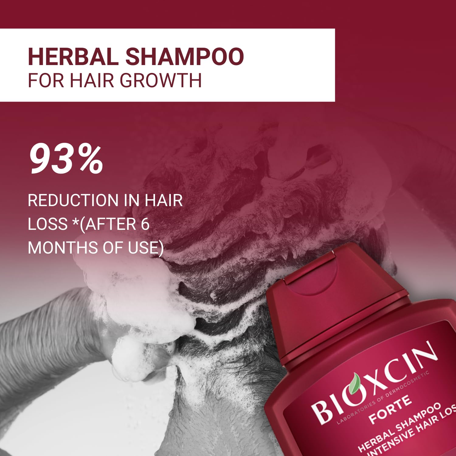 Herbal Shampoo for Hair Loss Strengthening & Nourishing Formula Anti-Dandruff Scalp Revitalizing Care Deep Moisturizing & Repairing Natural Botanical Extracts for Healthy, Thicker Hair - Image 4