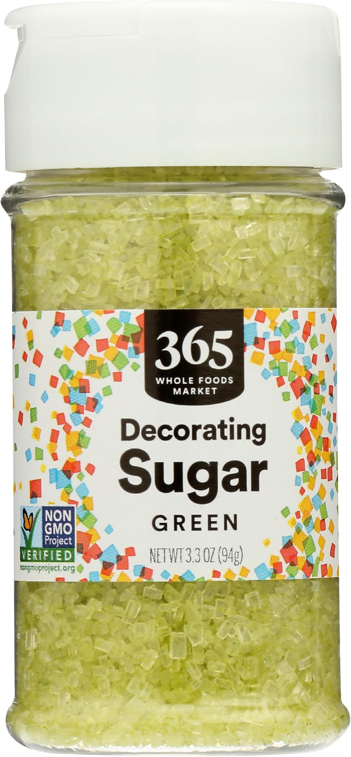 Green Decorating Sugar, 3.3 Ounce