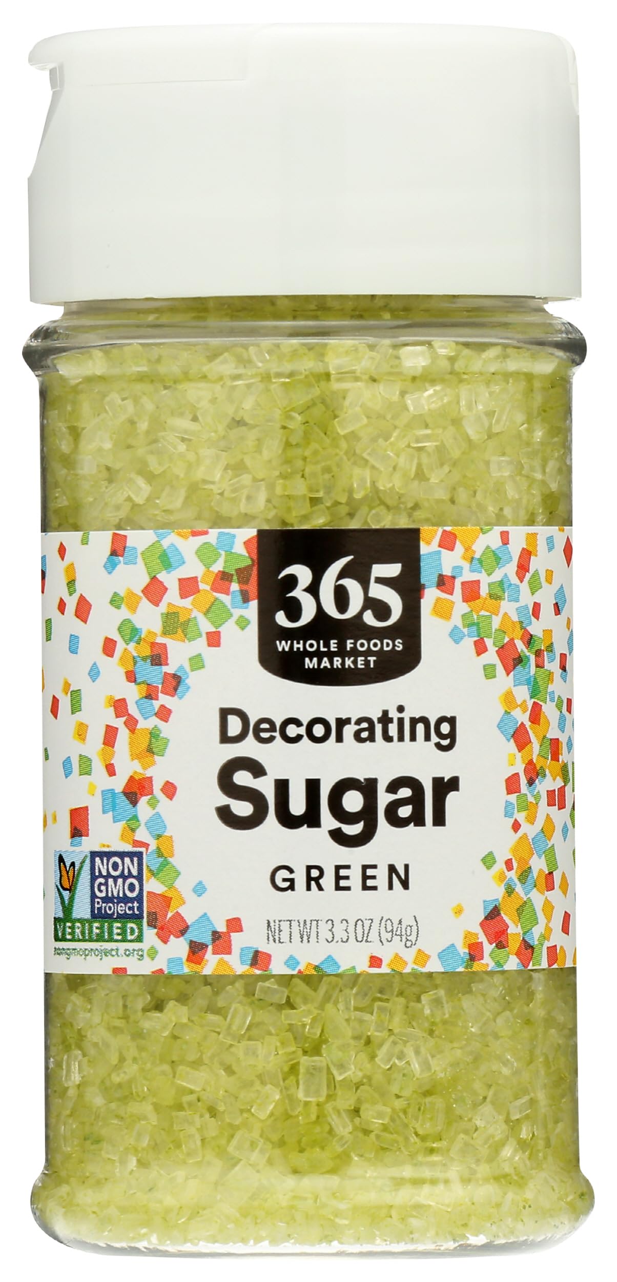 Green Decorating Sugar, 3.3 Ounce