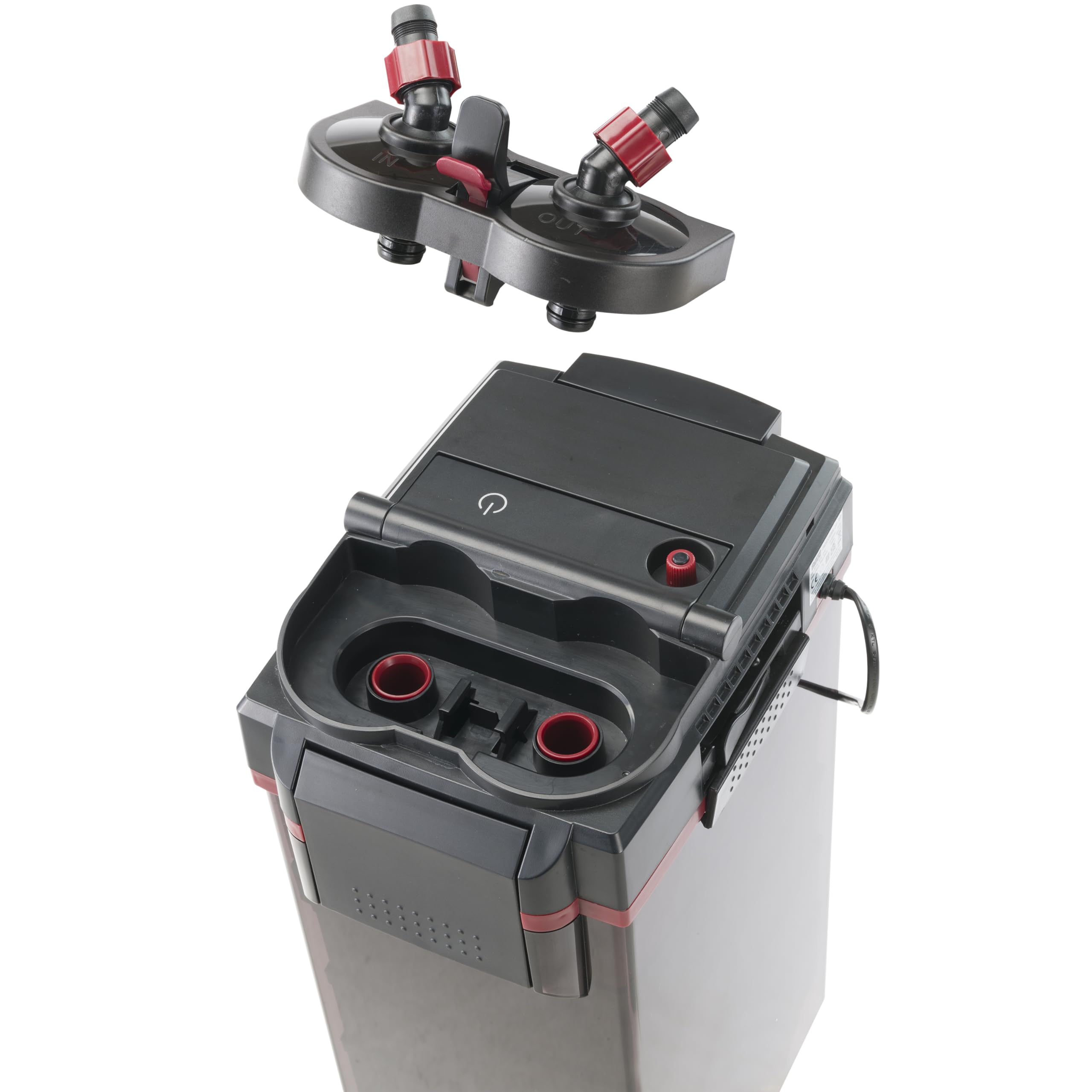 Hydor filtr zewnętrzny do akwarium PROFESSIONAL 2.0 filtr do akwarium cichy filtr do akwarium zawiera materiały filtracyjne wewnętrzny dyfuzor CO2 samozasysający łatwa konserwacja, do akwariów do 250
