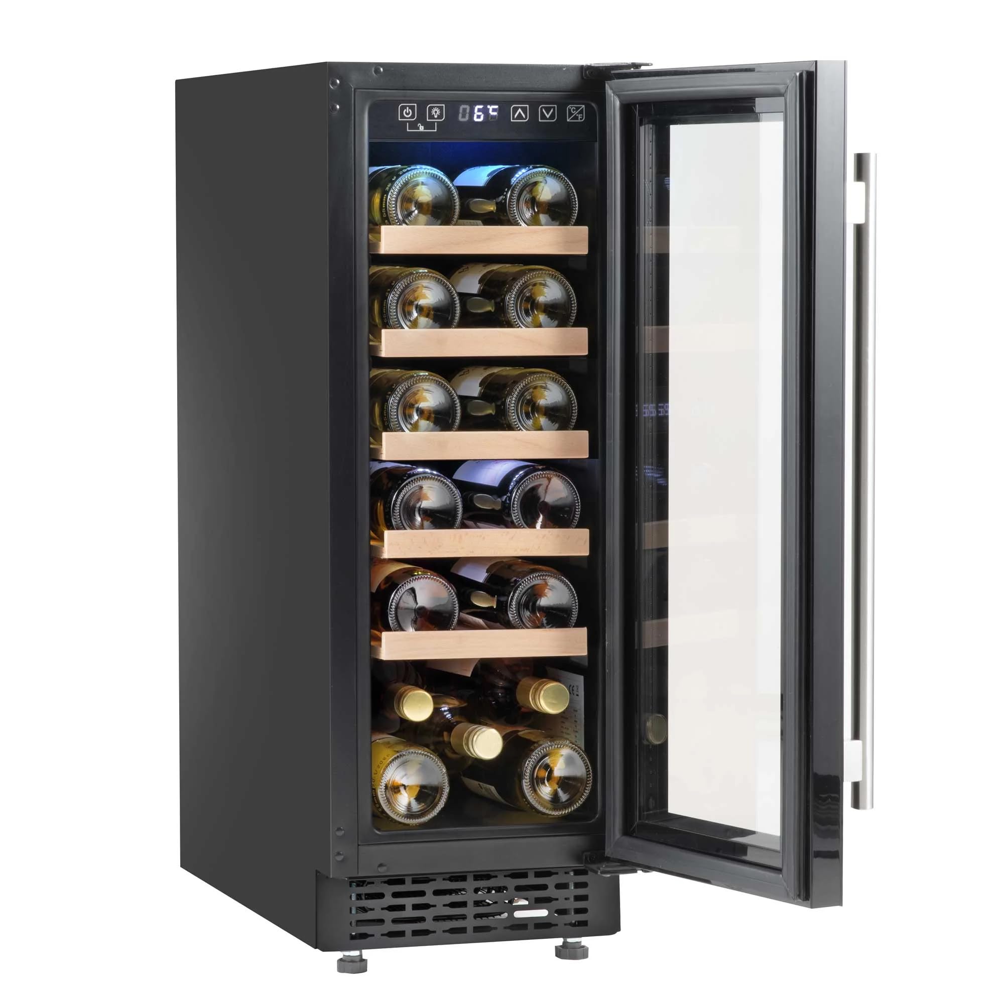 Baridi 20 Bottle Slim 30cm Built-In Wine Cooler with Digital Touchscreen Controls - DH203 — view 8
