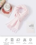 Femmes Soft Pashmina Châles Tassel Couleur Solide Cashmere Feel Scarf.. pour les hommes femmes, Bracelets de couverture chaude, foulards de mode, Robe de soirée
