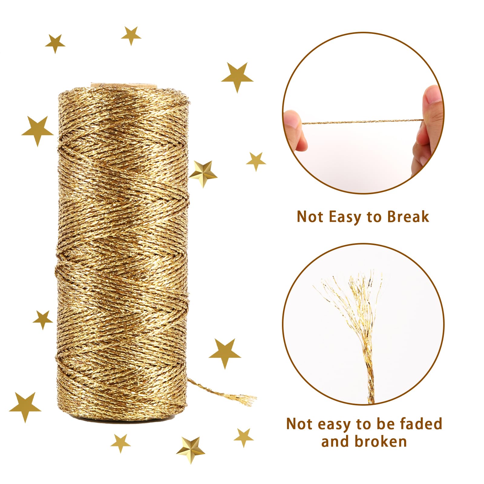StiVerse Jute-Schnur Natur - 200 Meter Bastelschnur Für DIY & Geschenkverpackung
