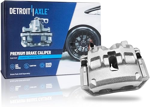 Miniatura 181 de Detroit Axle - Pinza de freno delantera derecha con soporte de repuesto para Chevrolet Equinox Captiva Sport Pontiac Torrent Saturn Vue Suzuki XL-7