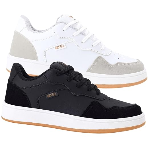 Dois 2 Pares De Tenis Masculino Skate Wear Sapatenis Confort kit