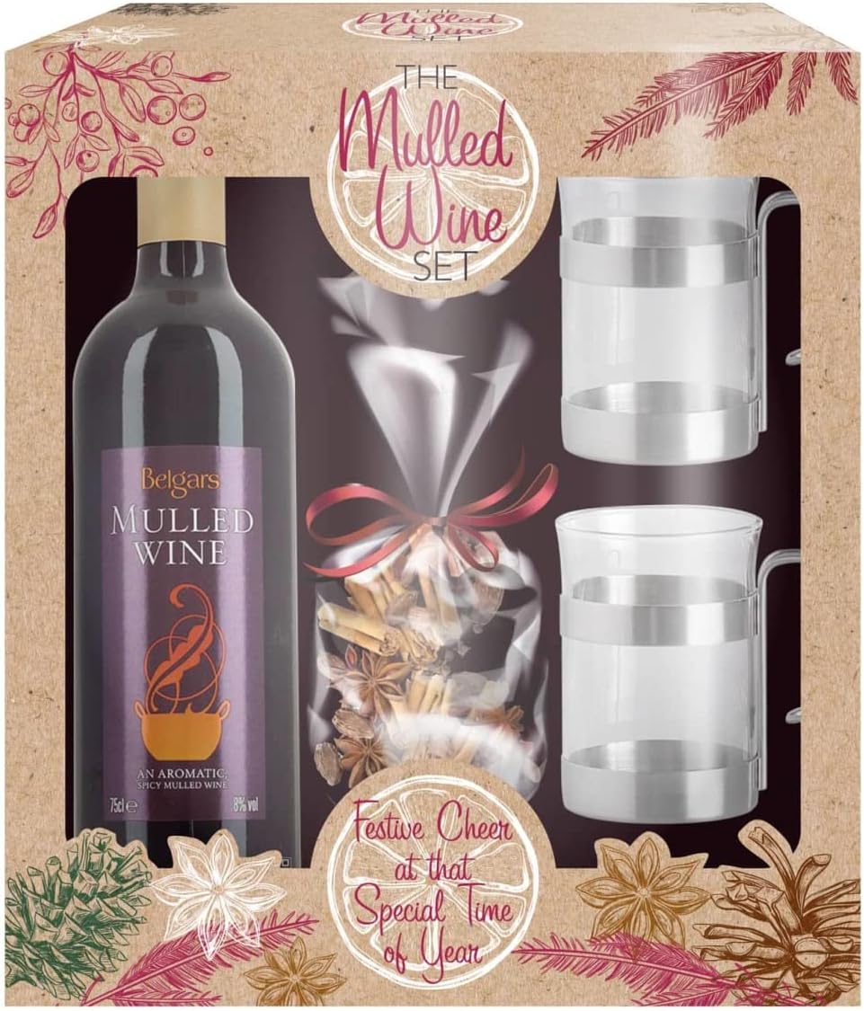 Mulled Wine Gift Set Festive Wine Gift With Mulled Wine Spice Kit