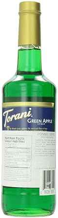 Torani Green Apple Syrup, 750 ml