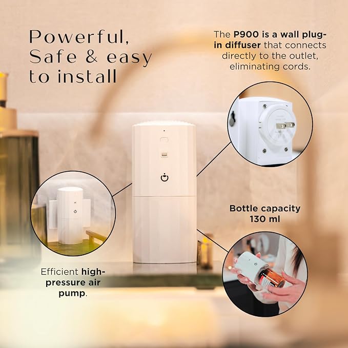 Difusor de Aromas Eléctrico Dearoma P900 130ml Blanco miniatura 6