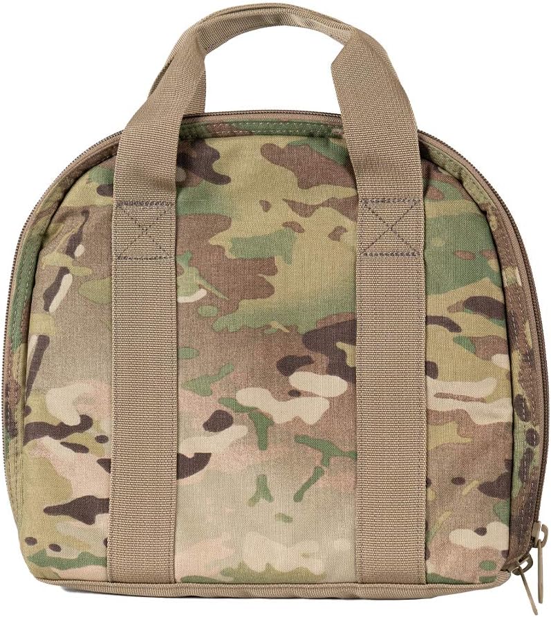 LA Police Gear Tactical Soft Pistol Case, Nylon Handgun Storage Case, Small Electronic Gear Case