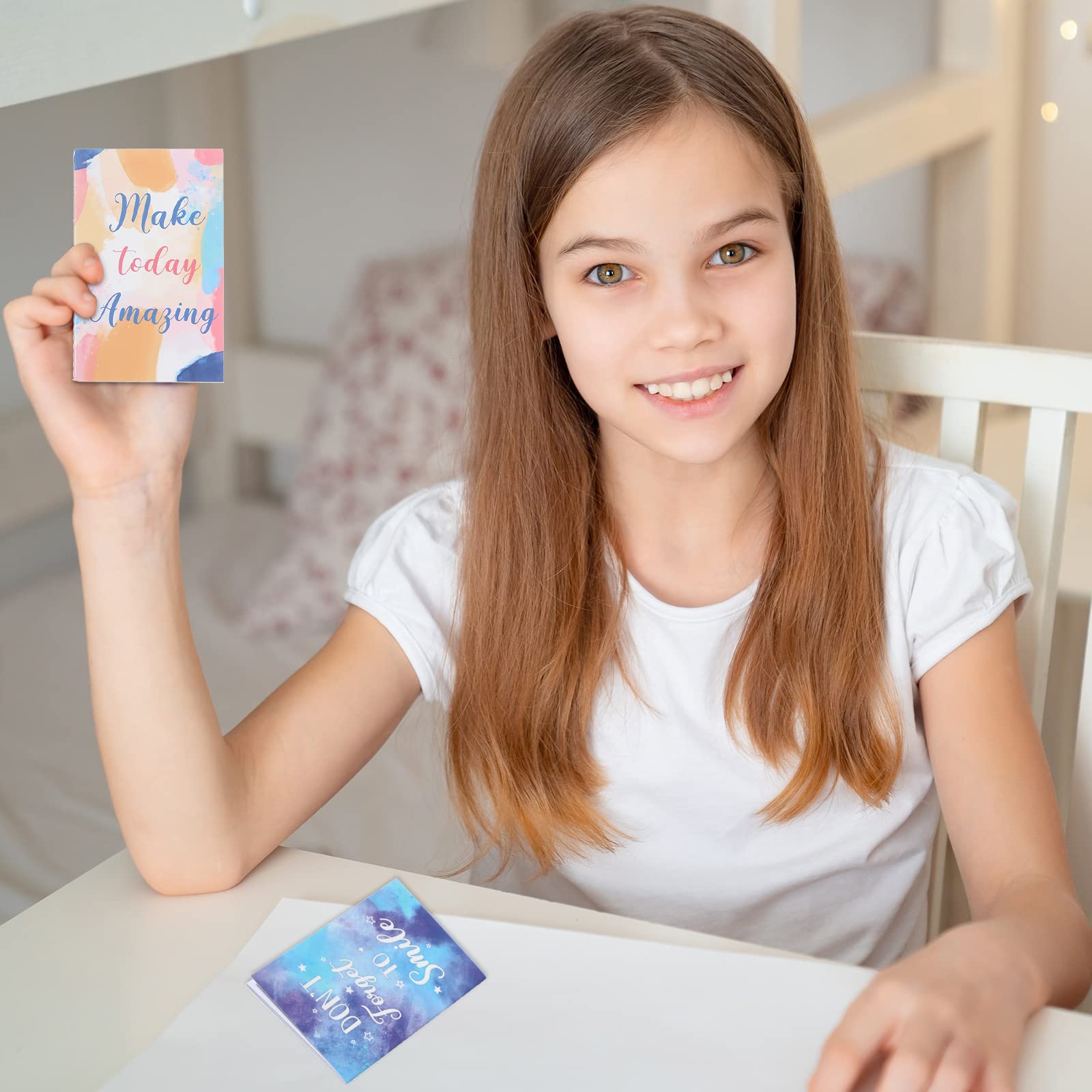 24 Pieces Inspirational Notepads Mini Motivational Quotes Notebook Small Colorful Pocket Journal Notepad Soft Cover Inspiring Notebook for School Office Home Travel Present Supplies 12 Styles - Image 7