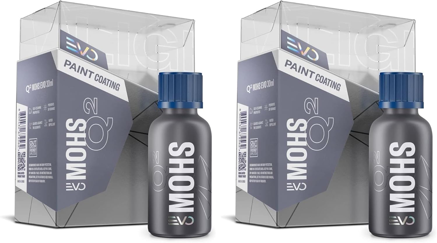 Gyeon MOHS Ceramic Coating for Cars | Deep Gloss & 3-Year Protection | DIY Paint Coating Kit for Long-Lasting Shine | Easy Application & Hydrophobic Finish (Pack of 2)