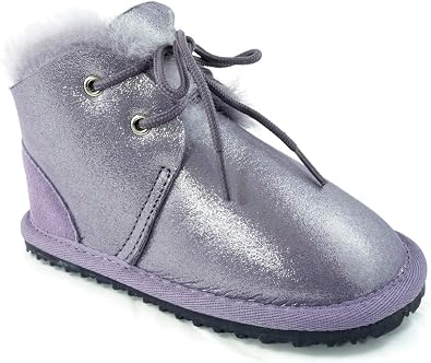 Amazon.com: Cool Beans Botas de nieve de invierno de piel de oveja para  niños/niñas, cuero genuino/piel (bebé/niños/niños), morado, 10 niño de 2 a  3 años : Todo lo demás