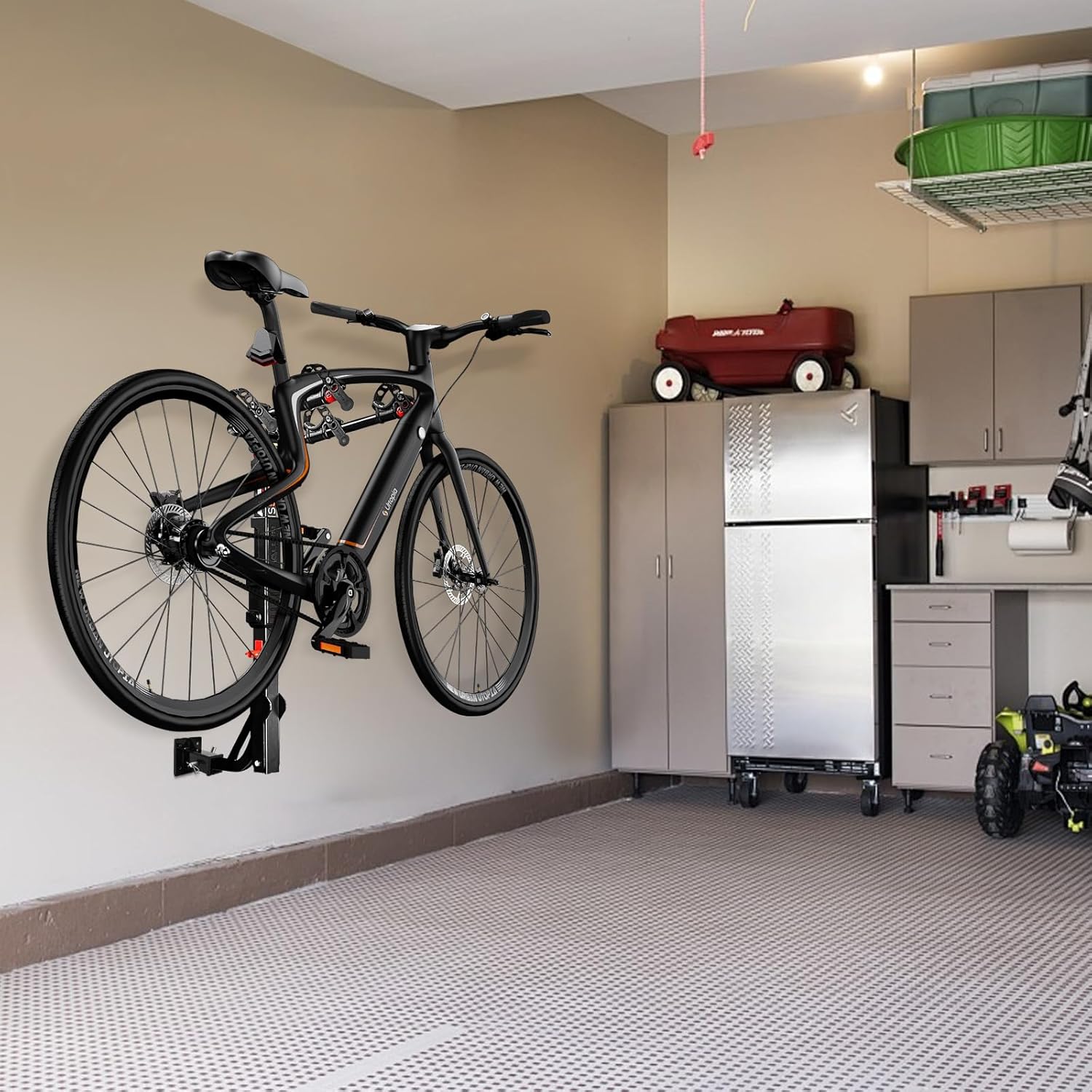 2-Inch Hitch Wall Mount,Trailer Hitch Receiver Plate Tube,Bike and Cargo Rack Hanging Garage Organizer, Universal Towever Hitch Extender, Max Load 15000LBS