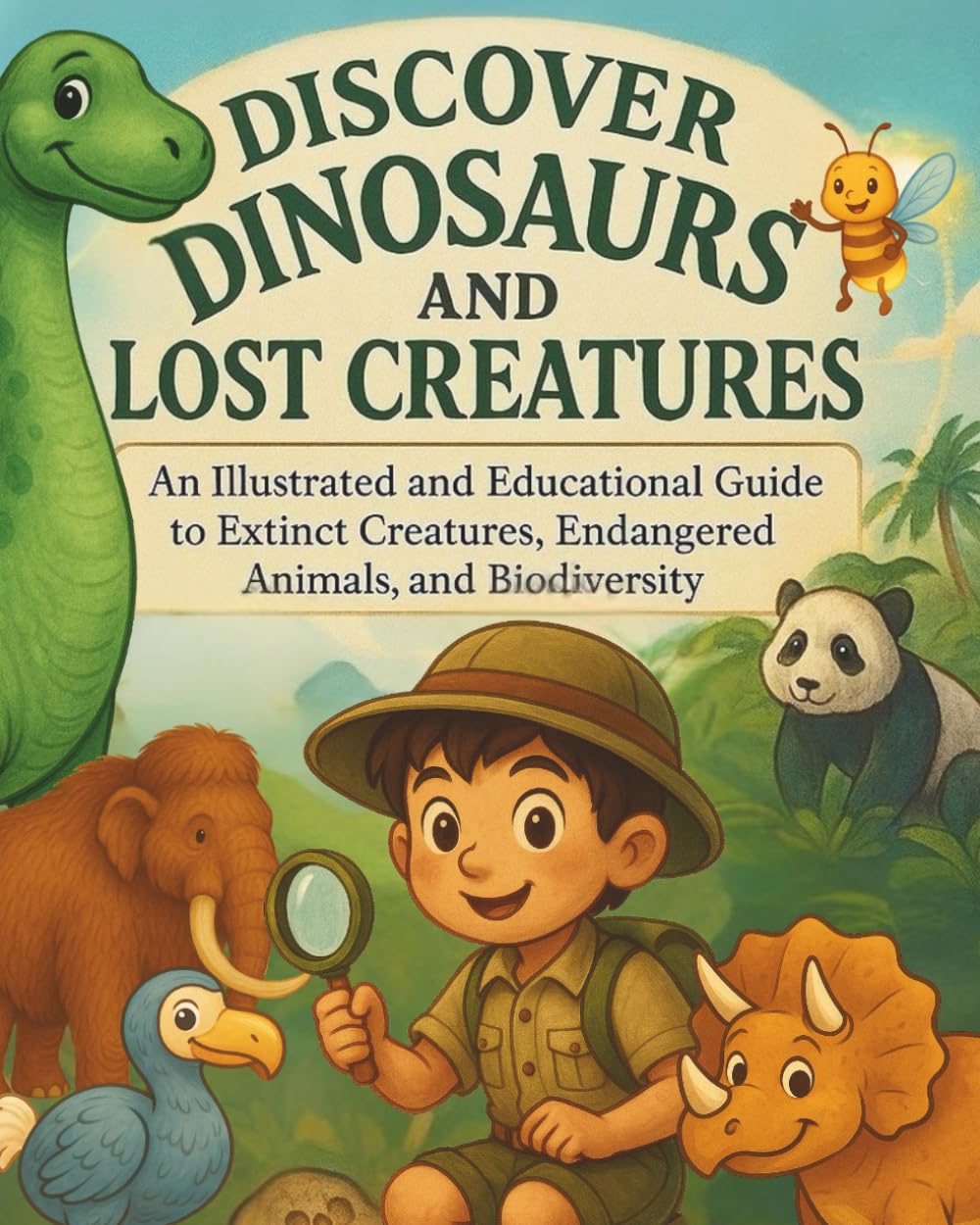 Discover Dinosaurs and Lost Creatures: An Illustrated and Educational Guide to Extinct Creatures, Endangered Animals, and Biodiversity