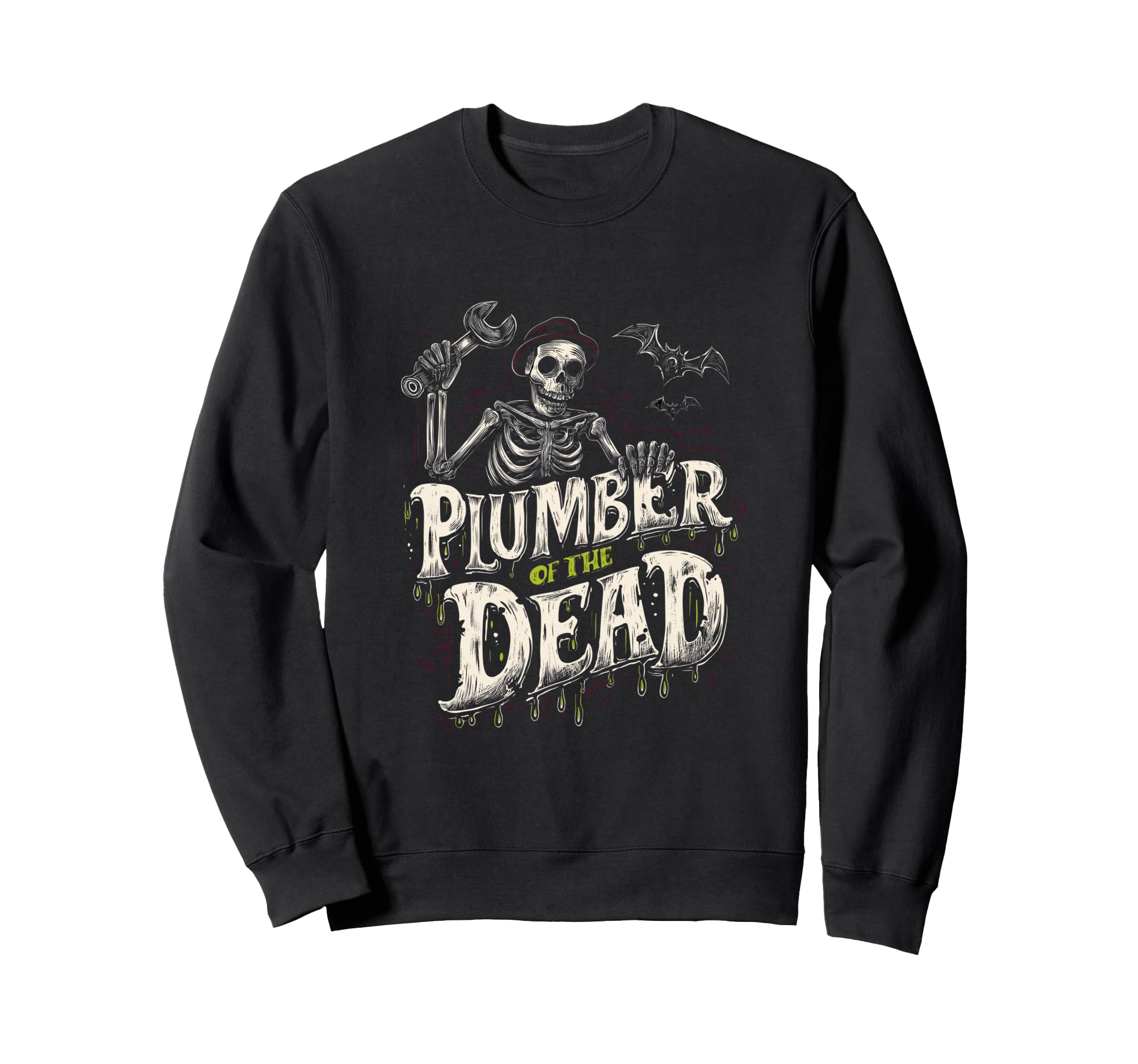 Fontanero de los Muertos Divertido Halloween Estilo Zombi Sudadera
